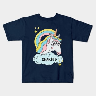 Im a unicorn and I just sharted, sorry! Kids T-Shirt